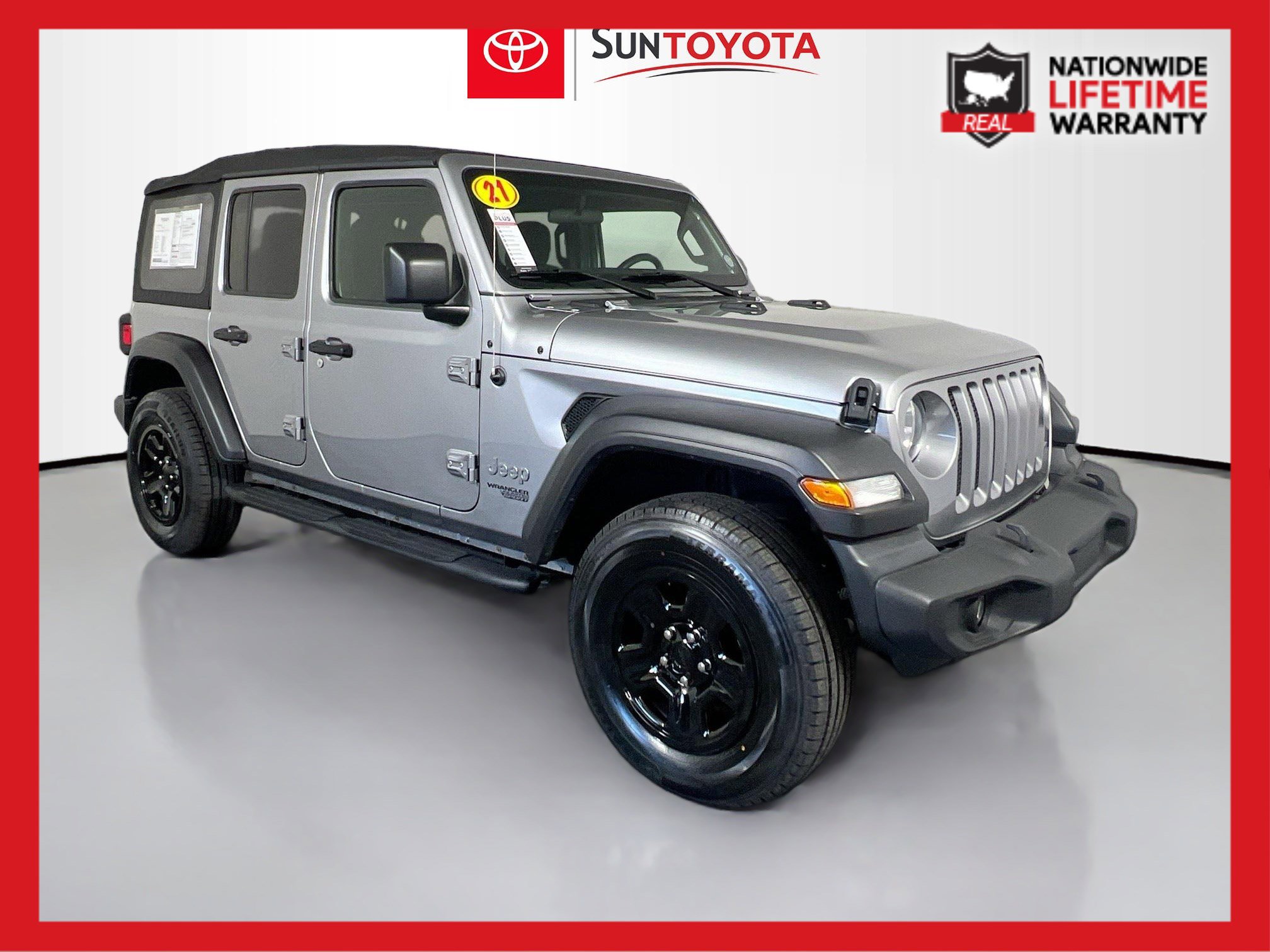 Used 2021 Jeep Wrangler Unlimited Sport image 1