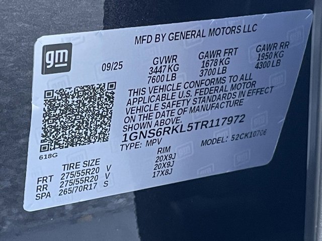New 2026 Chevrolet Tahoe RST w/ RST Performance Edition image 16