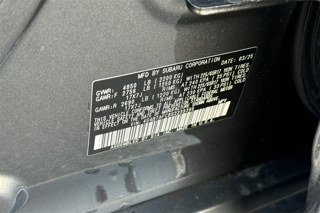 Used 2025 Subaru Outback Premium w/ Popular Package #1A image 29