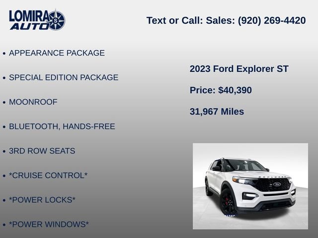 Used 2023 Ford Explorer ST w/ Technology Package AWD/4WD image 33