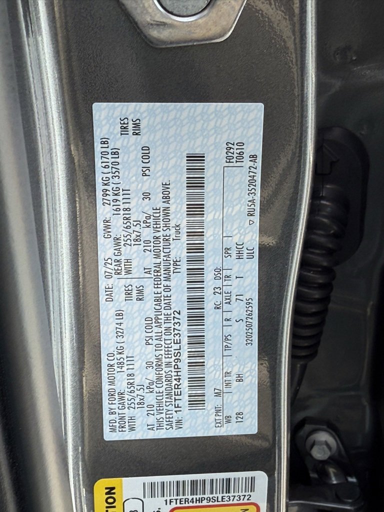 New 2025 Ford Ranger XLT w/ Equipment Group 301A High image 33