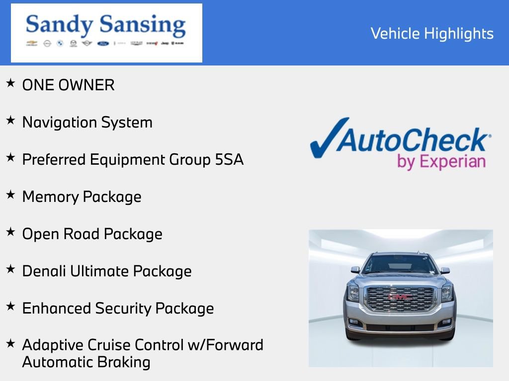Used 2018 GMC Yukon XL Denali w/ Denali Ultimate Package AWD/4WD image 7
