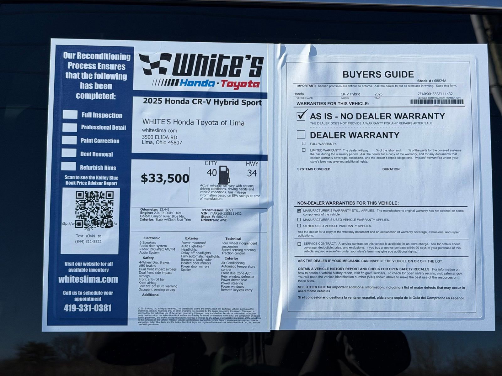 Used 2025 Honda CR-V Sport image 35