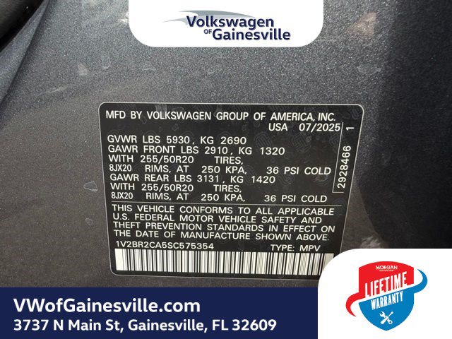 Certified 2025 Volkswagen Atlas SEL AWD/4WD image 29
