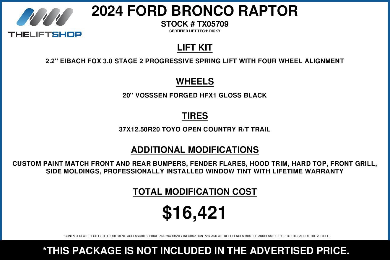 Used 2024 Ford Bronco Raptor video 2