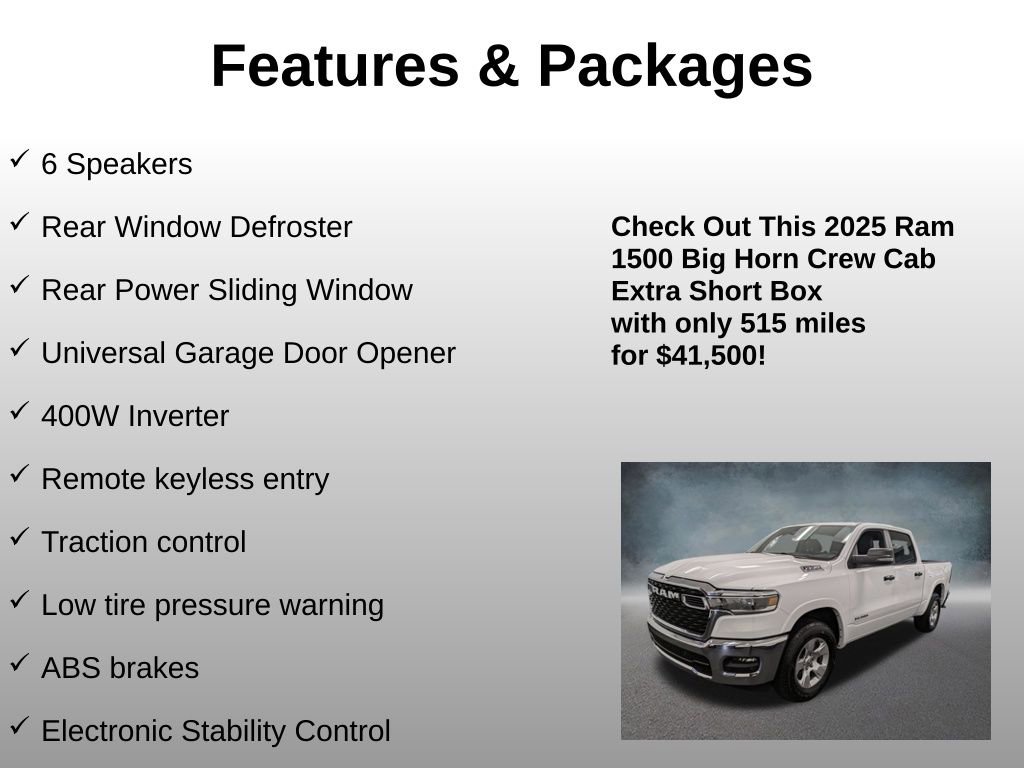 Used 2025 RAM 1500 Big Horn AWD/4WD image 8