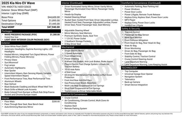 New 2025 Kia Niro Wave w/ Wave Preserve Package image 6