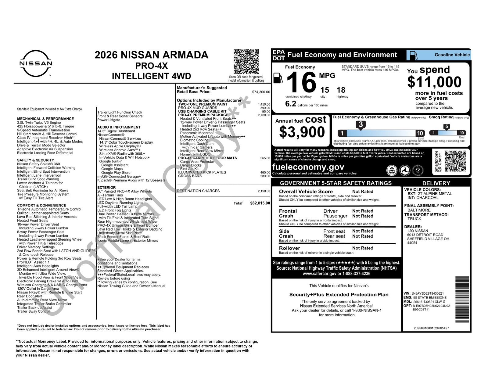 Certified 2026 Nissan Armada PRO-4X image 5