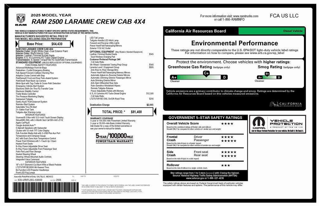 Used 2025 RAM 2500 Laramie image 4