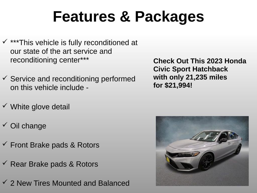 Used 2023 Honda Civic Sport image 4