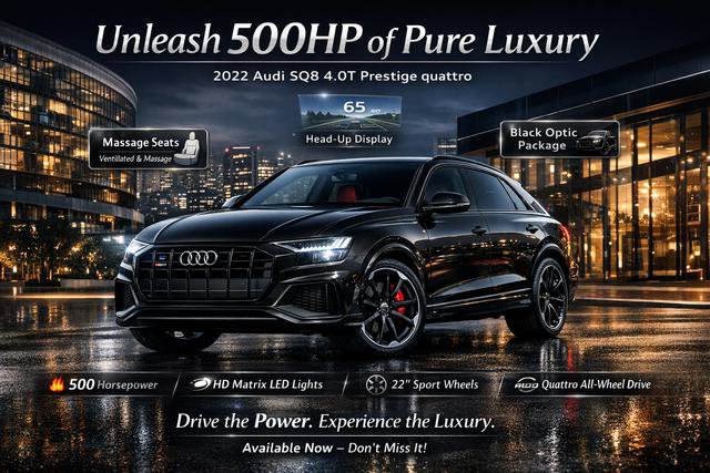 Used 2022 Audi SQ8 Prestige w/ Prestige Package image 3
