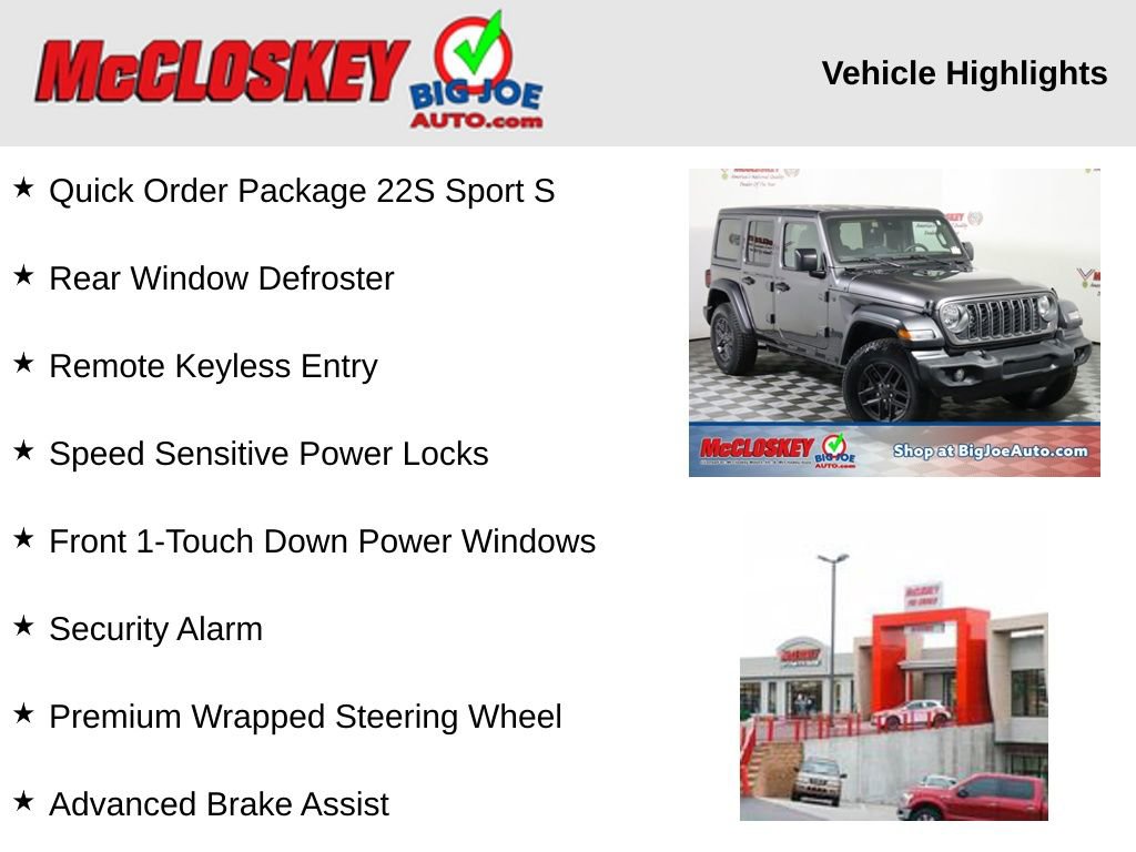 Used 2024 Jeep Wrangler Sport S image 2