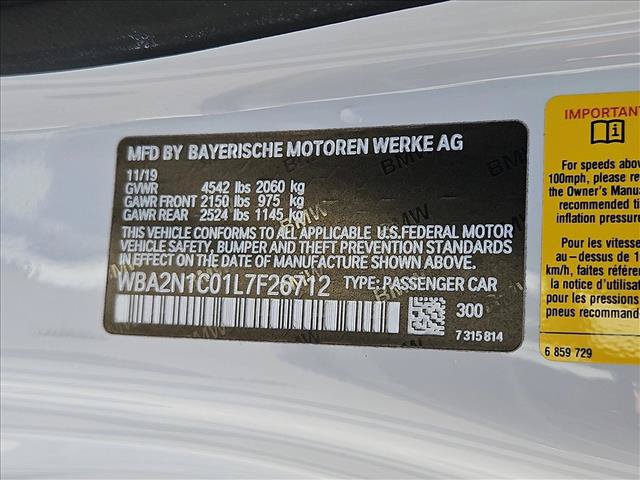 Used 2020 BMW M240i Convertible w/ Premium Package RWD image 22