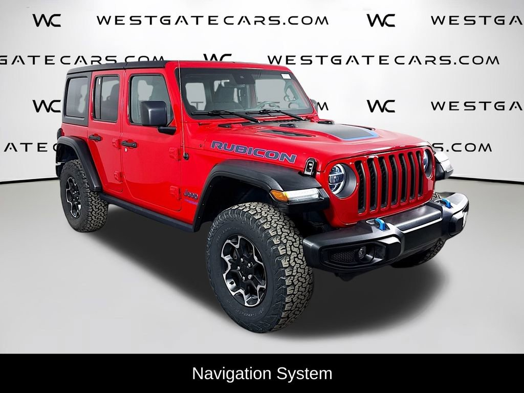 Used 2022 Jeep Wrangler Unlimited Rubicon 4xe w/ Safety Group image 2