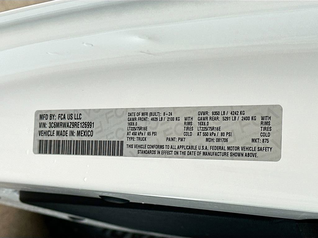 Used 2024 RAM ProMaster 3500 w/ Delivery Van Package FWD image 36