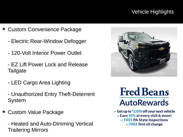 Used 2025 Chevrolet Silverado 2500 Custom w/ Custom Value Package AWD/4WD image 10