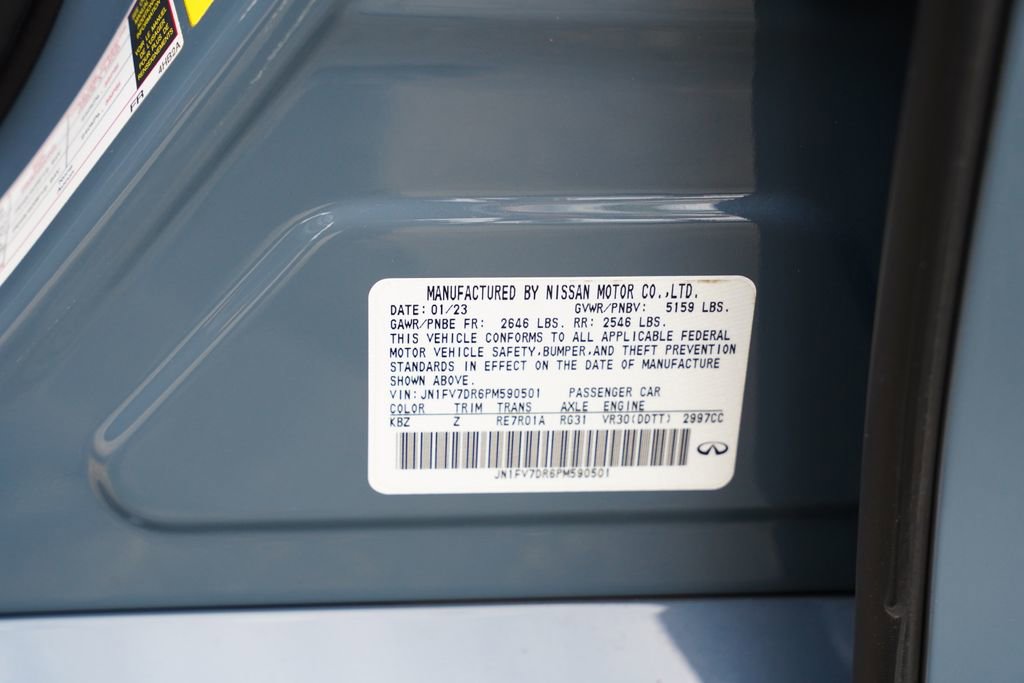 Used 2023 INFINITI Q50 Red Sport 400 w/ Carbon Fiber Package image 30