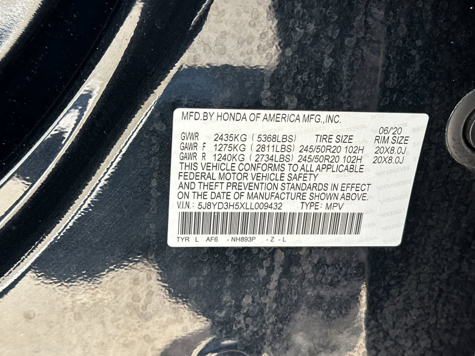 Used 2020 Acura MDX FWD w/ Technology Package image 33