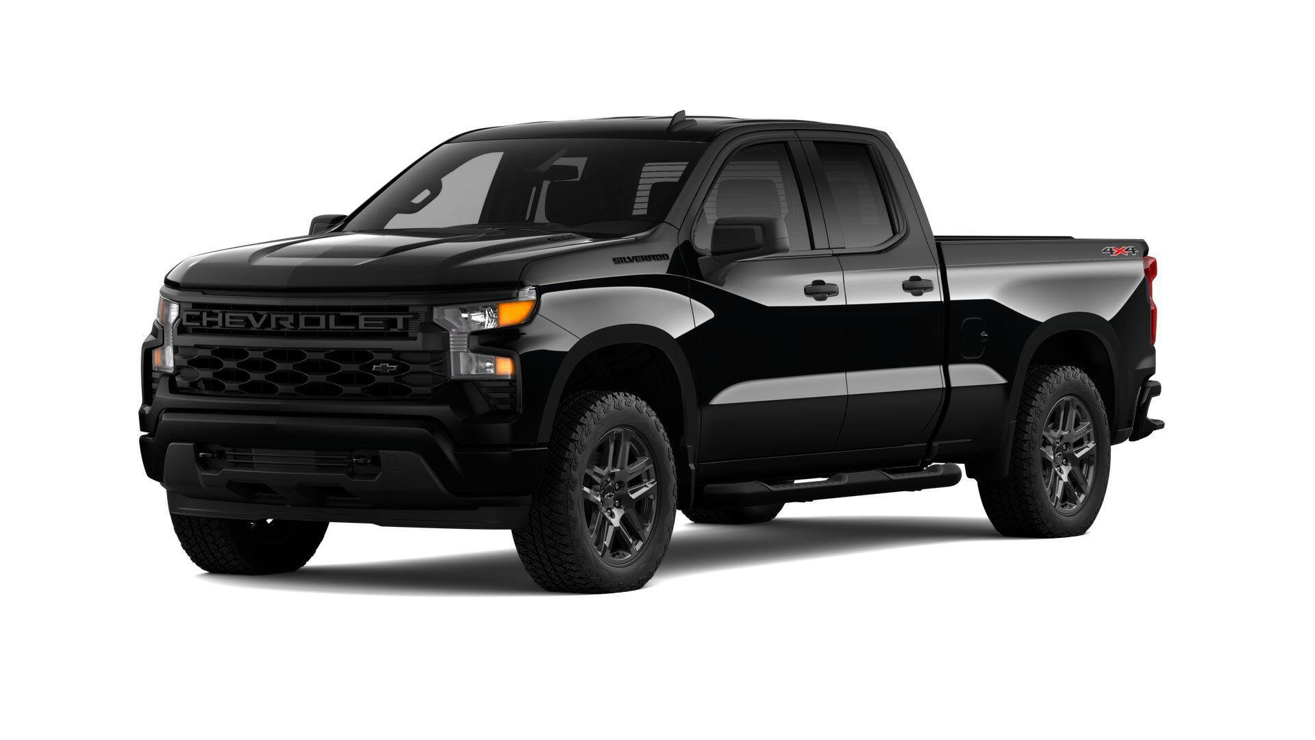 New 2026 Chevrolet Silverado 1500 Custom w/ Turbomax Blackout Package AWD/4WD image 25