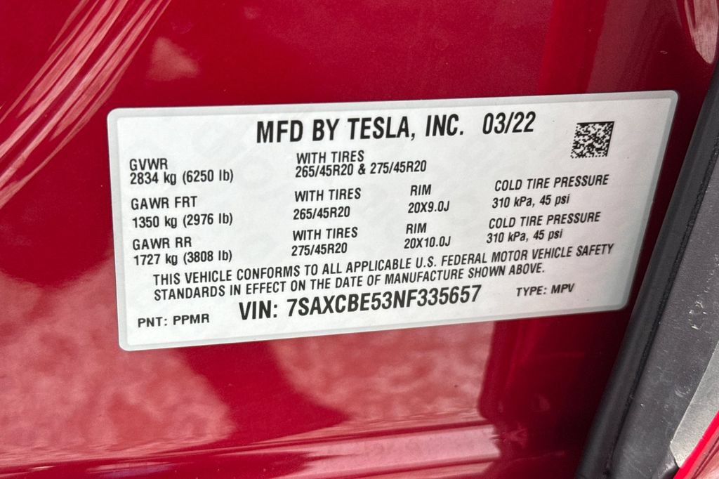 Used 2022 Tesla Model X AWD/4WD image 27