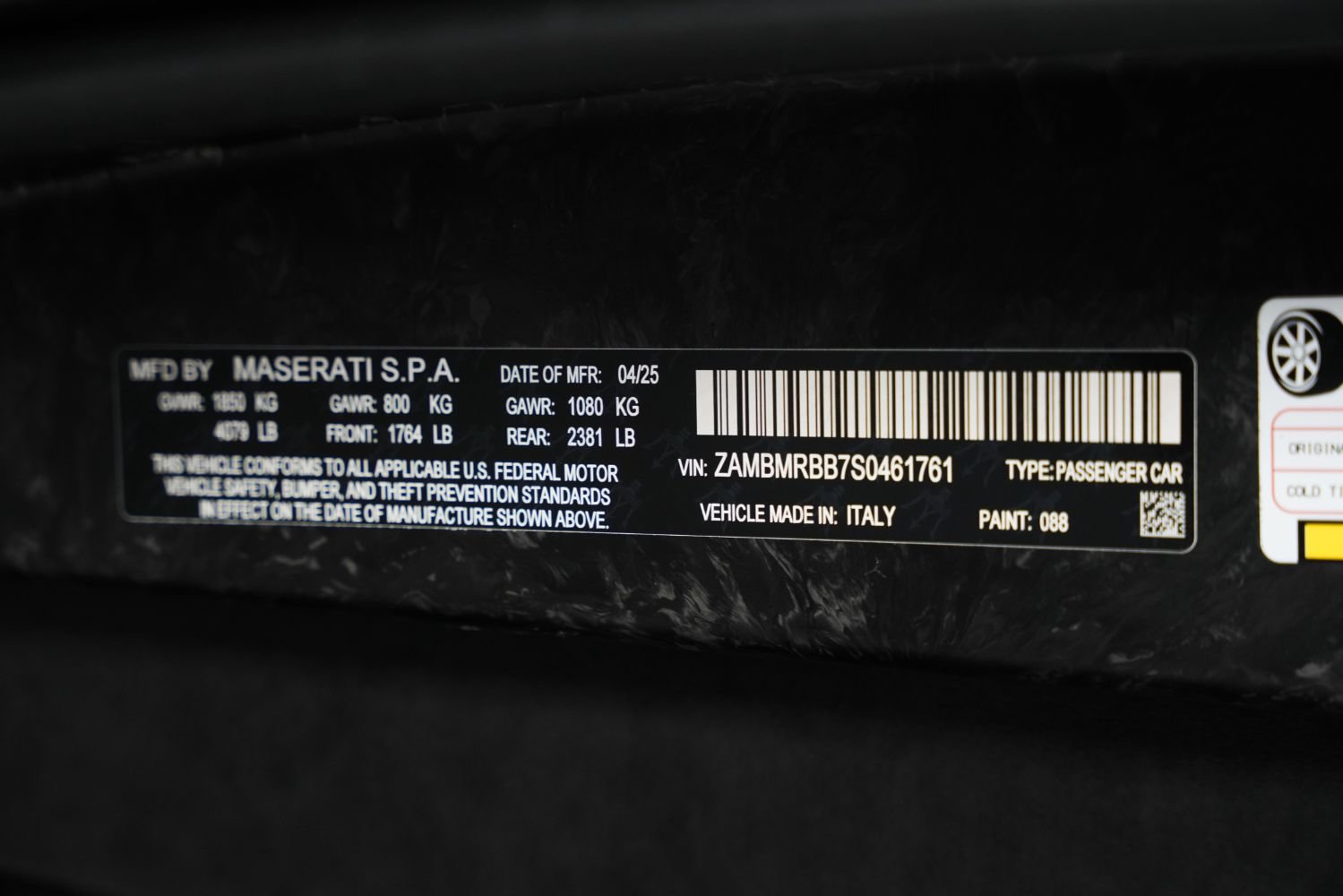 Used 2025 Maserati MC20 GT2 Stradale RWD image 59