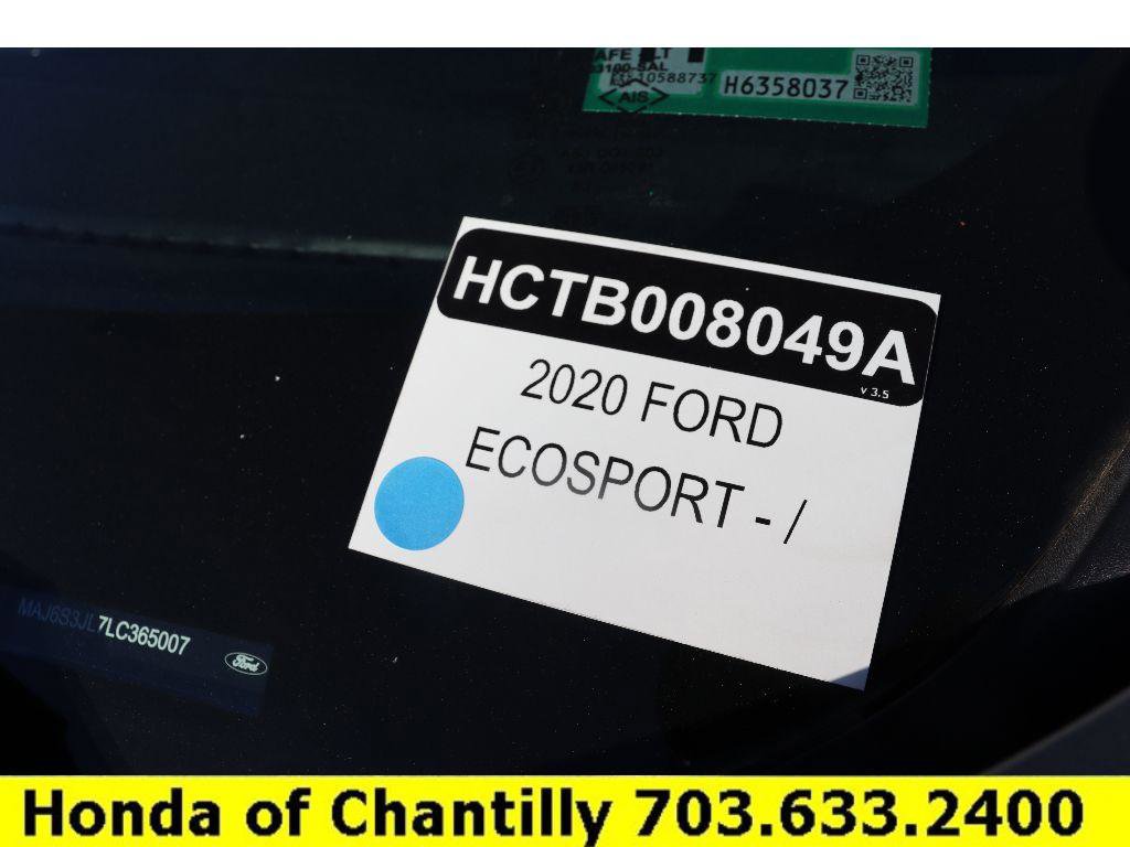 Used 2020 Ford EcoSport SES w/ Interior Protection Package image 33