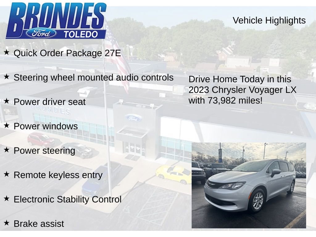 Used 2023 Chrysler Voyager LX FWD image 5
