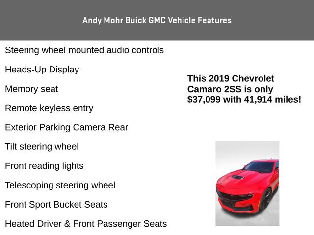 Used 2019 Chevrolet Camaro SS RWD image 8