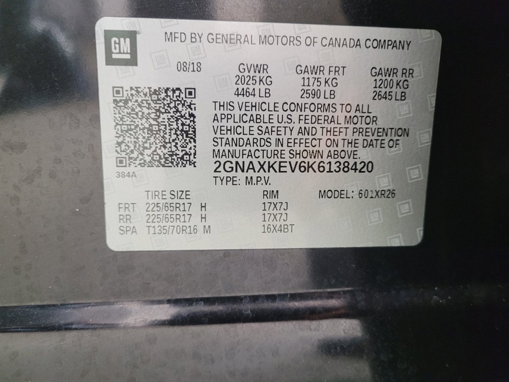 Used 2019 Chevrolet Equinox LT FWD image 33