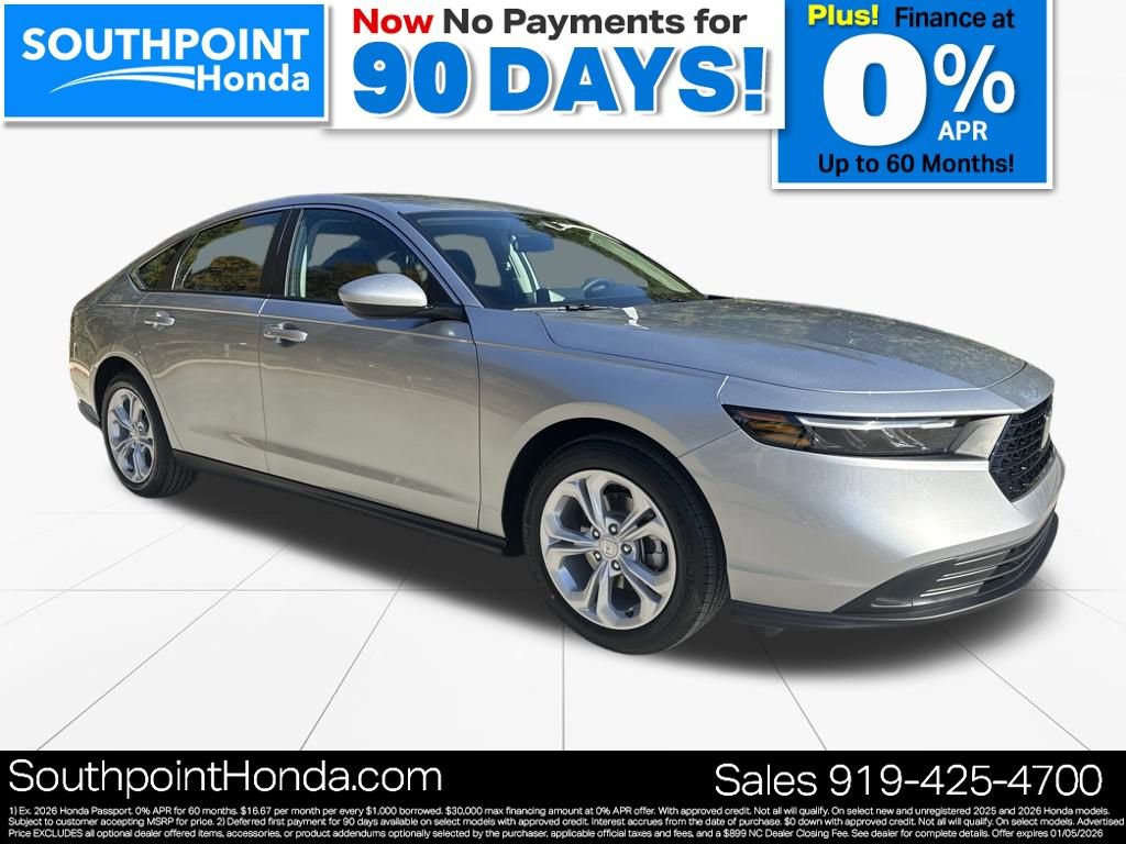 New 2025 Honda Accord LX image 1