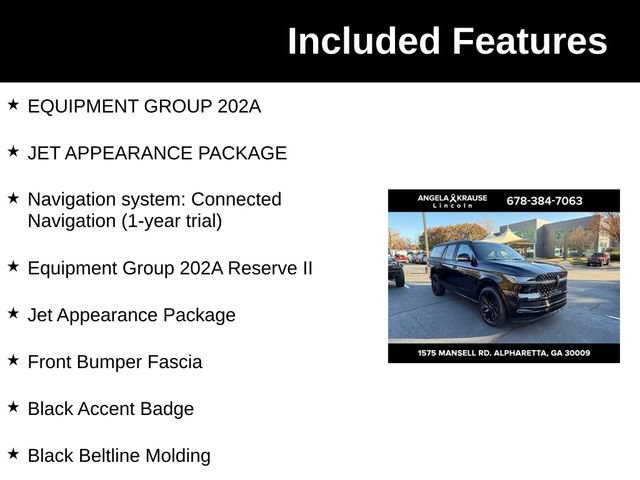 New 2025 Lincoln Navigator L Reserve w/ Jet Appearance Package AWD/4WD image 6
