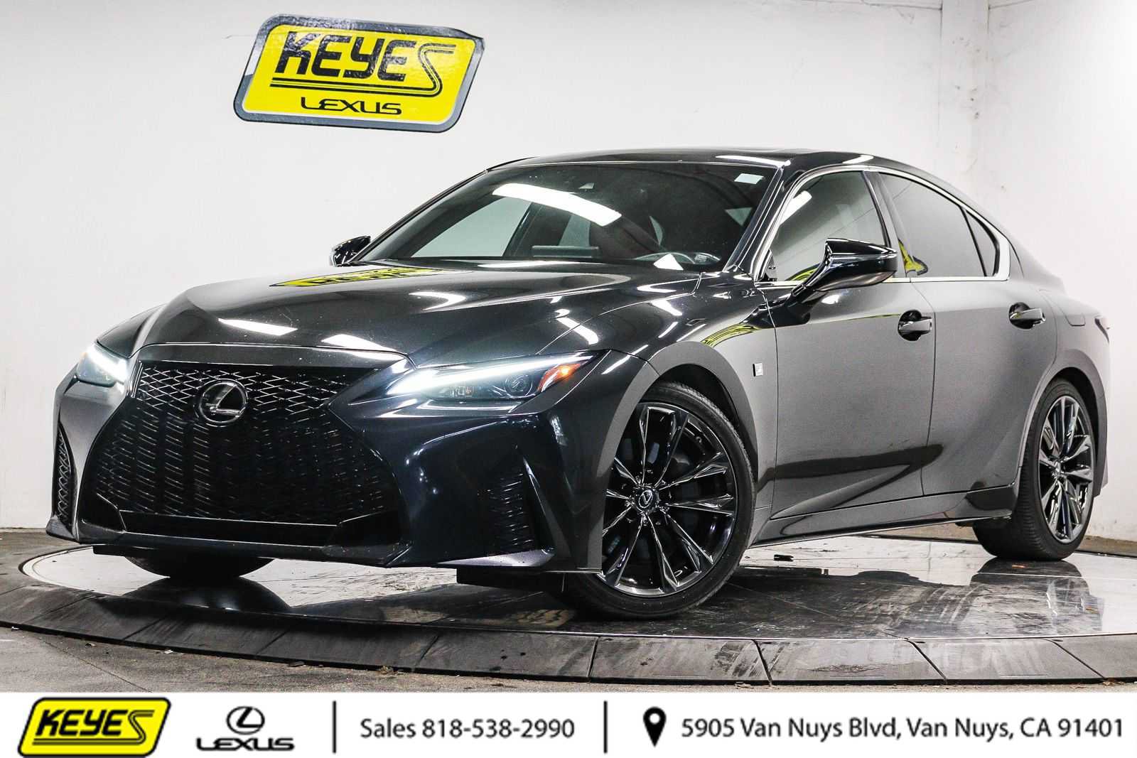 Certified 2022 Lexus IS 350 F Sport w/ Accessory Package RWD image 1