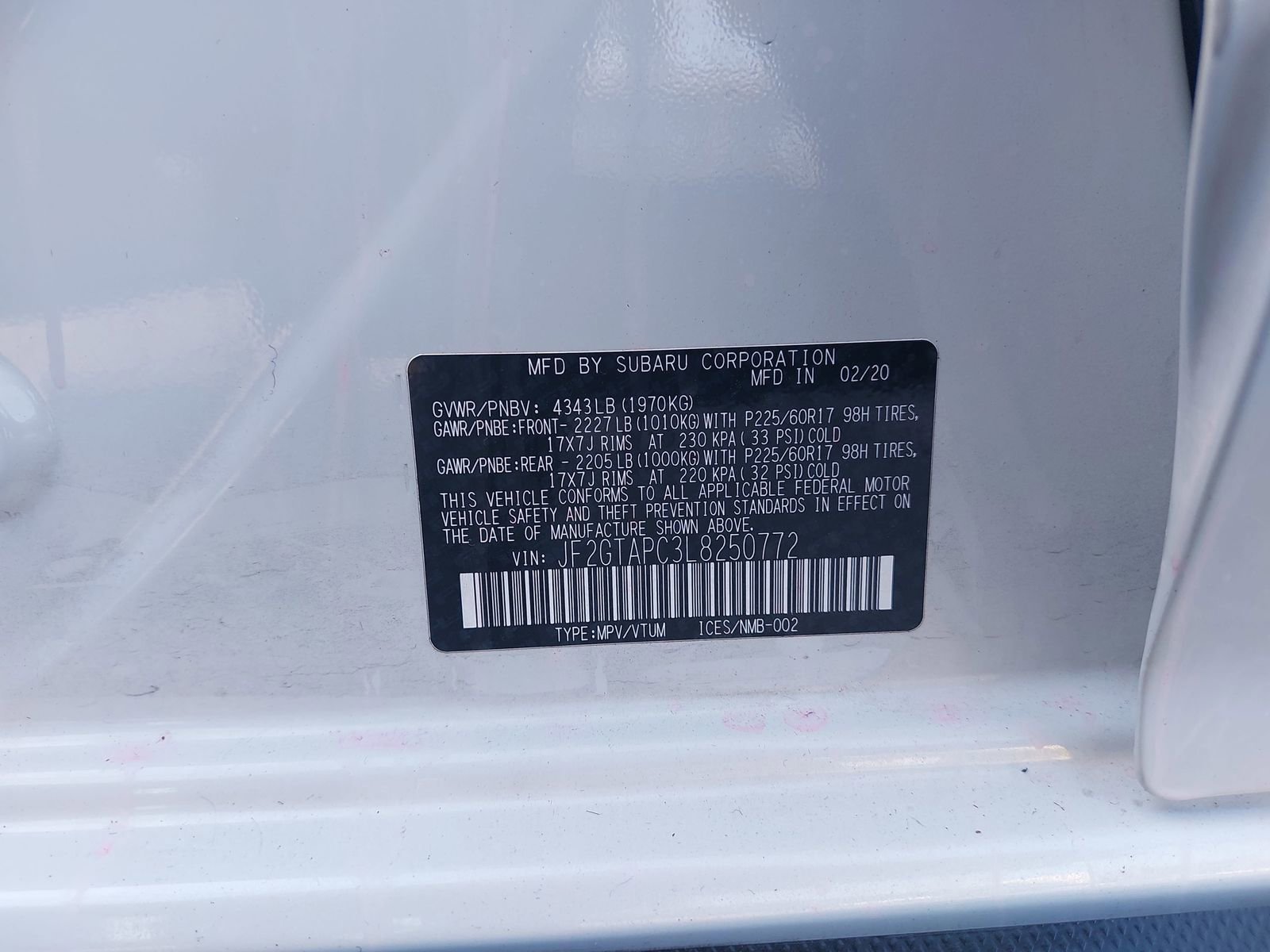 Used 2020 Subaru Crosstrek 2.0i Premium image 36