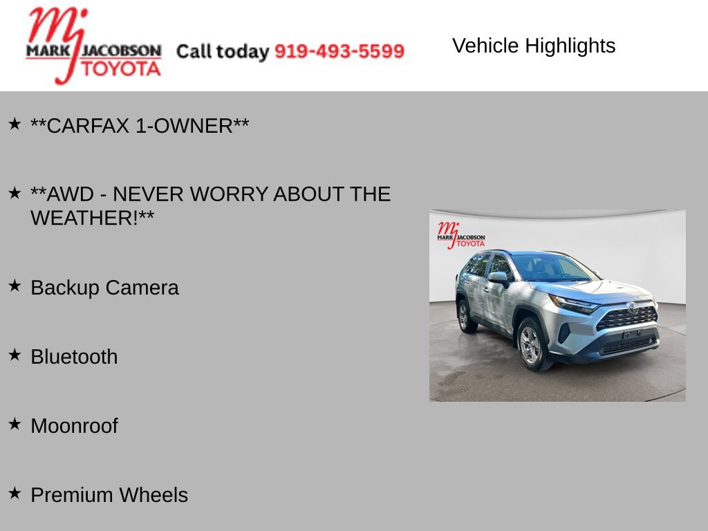 Used 2025 Toyota RAV4 XLE w/ Convenience Package AWD/4WD image 6