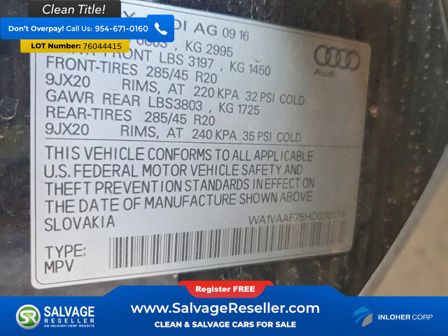 Used 2017 Audi Q7 3.0T Prestige image 17