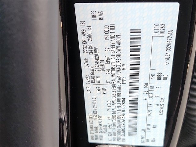 New 2024 Lincoln Corsair Reserve w/ Equipment Group 201A image 10