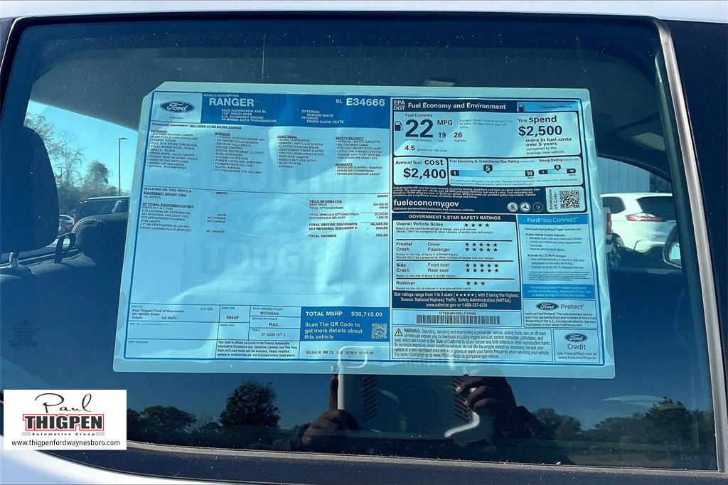 New 2025 Ford Ranger XL image 14