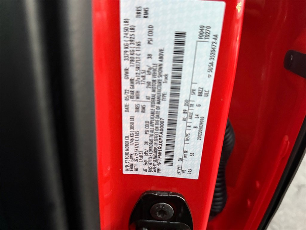 Used 2023 Ford F150 Raptor w/ Equipment Group 802A Raptor R image 31
