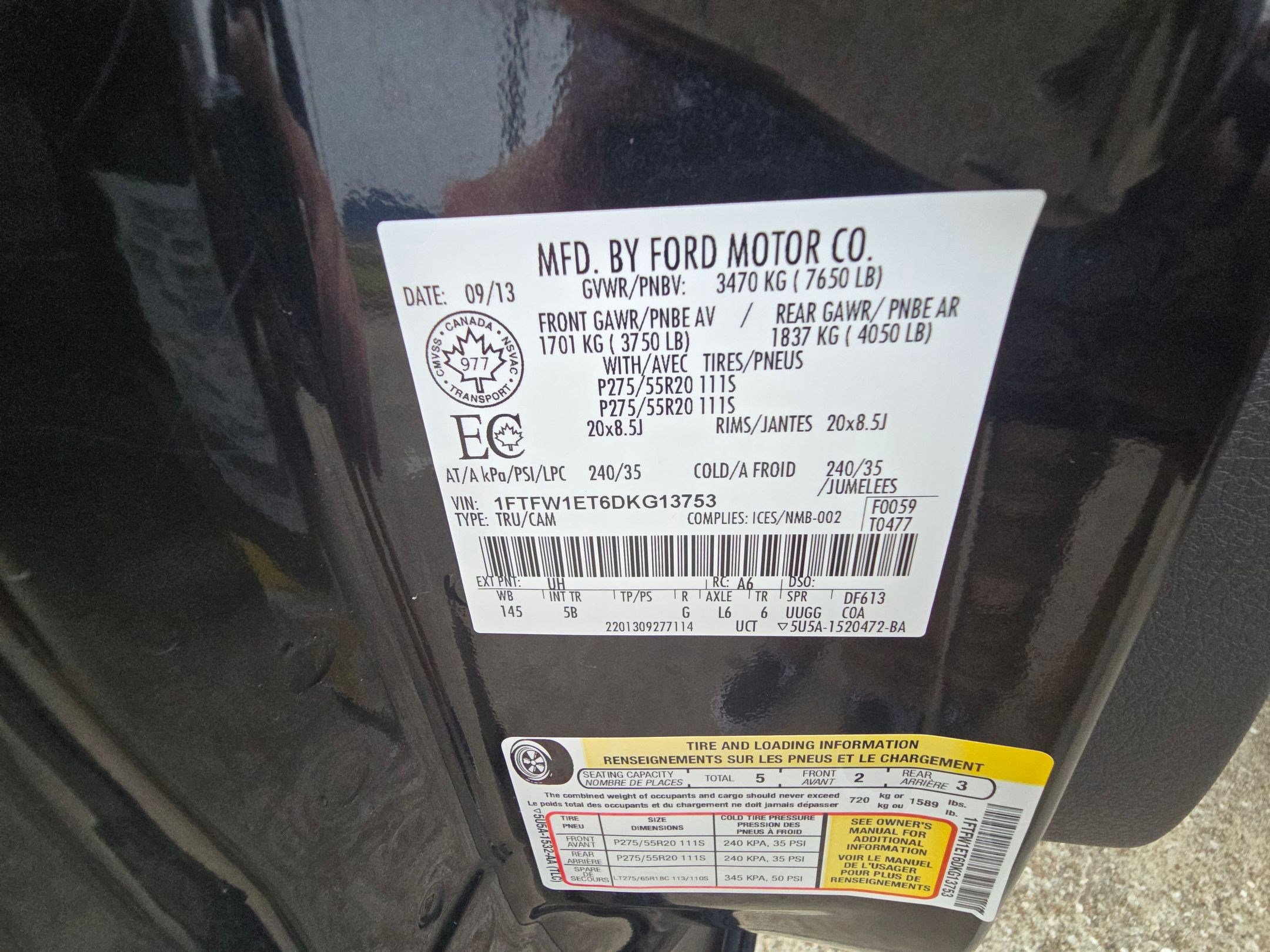 Used 2013 Ford F150 FX4 w/ Luxury Equipment Group image 19