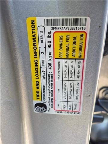 Used 2018 Ford Edge Sport w/ Cargo Accessory Package AWD/4WD image 15