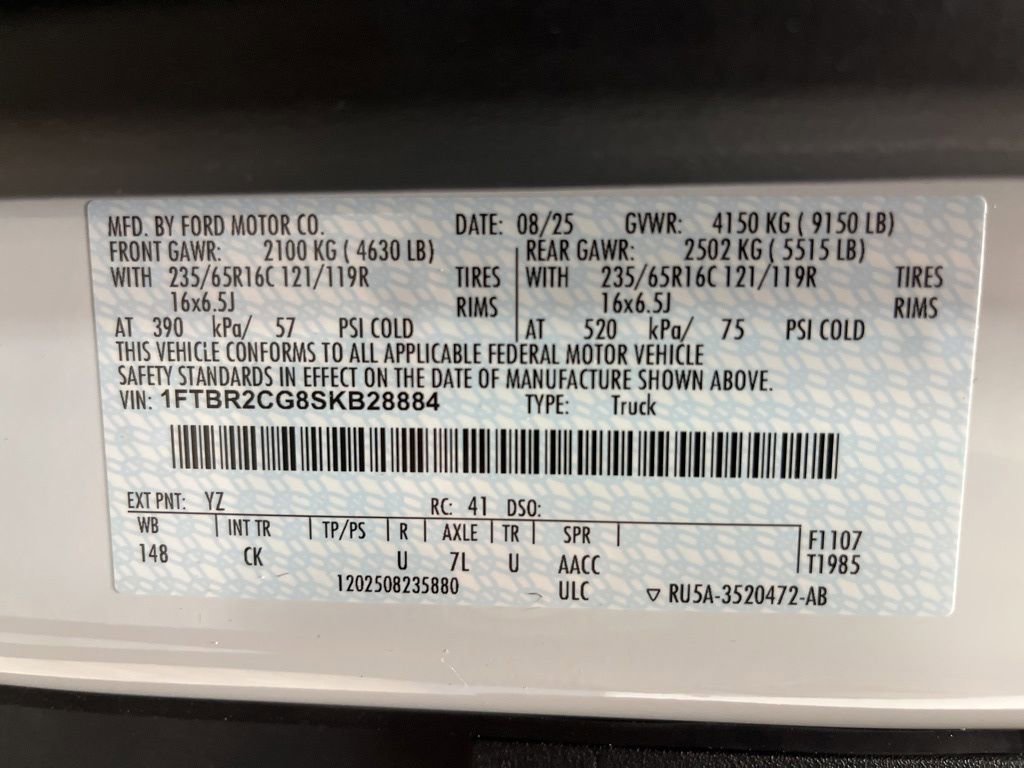 New 2025 Ford Transit 250 148 Medium Roof Extended AWD image 35