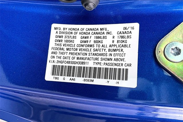 Used 2016 Honda Civic LX image 16