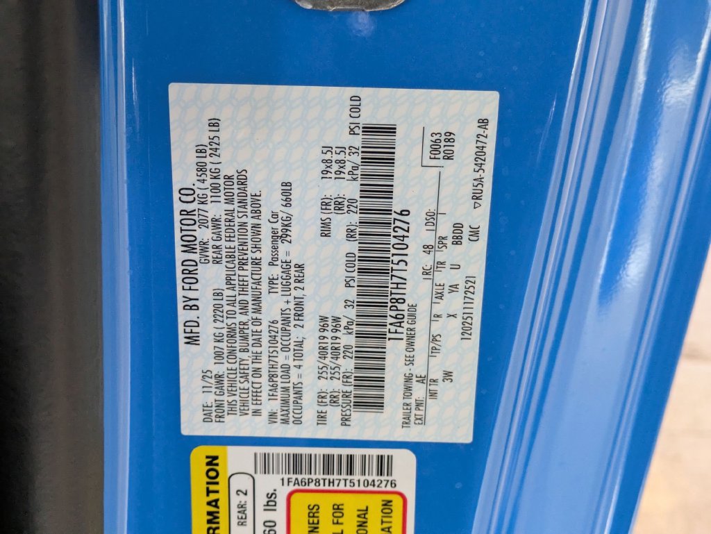 New 2026 Ford Mustang Premium RWD image 24