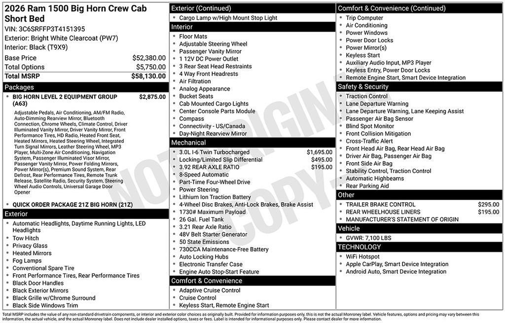New 2026 RAM 1500 Big Horn image 28