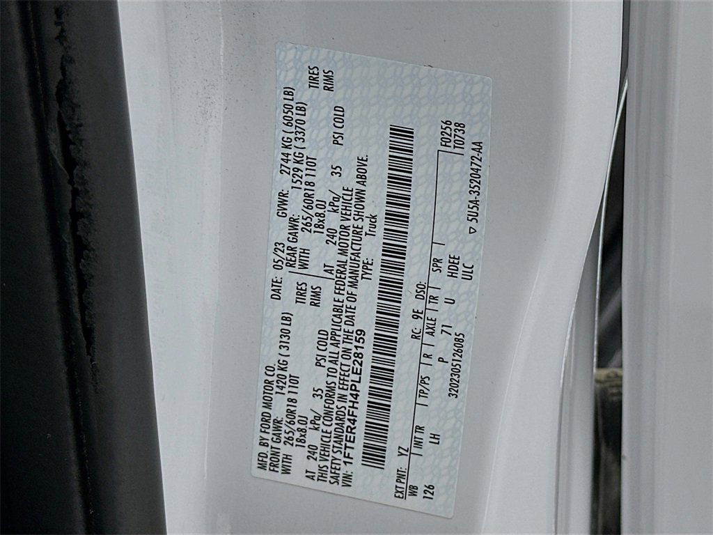 Used 2023 Ford Ranger XLT w/ Equipment Group 302A High image 30