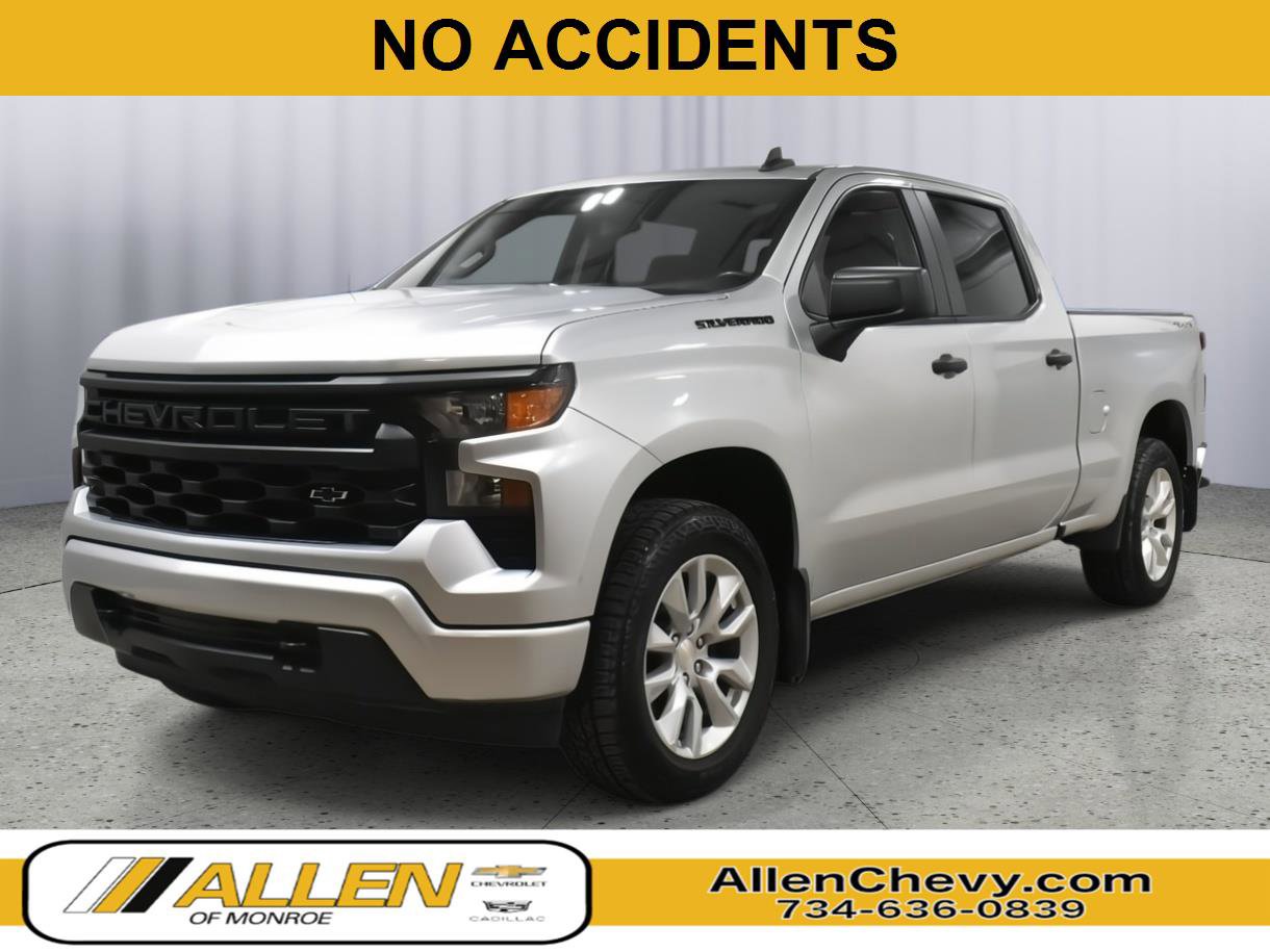 Used 2022 Chevrolet Silverado 1500 Custom w/ LPO, Dark Essentials Package AWD/4WD image 1