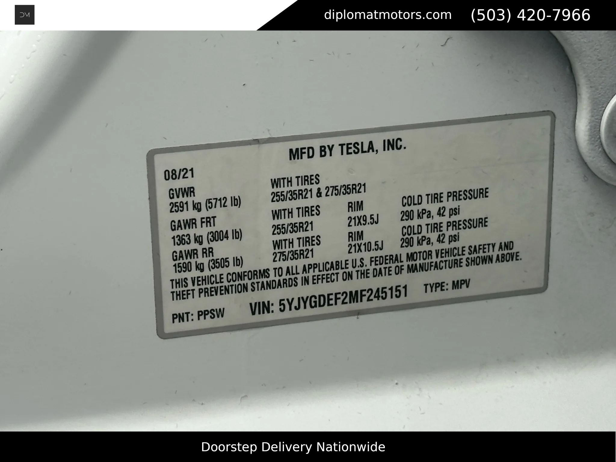 Used 2021 Tesla Model Y Performance image 44