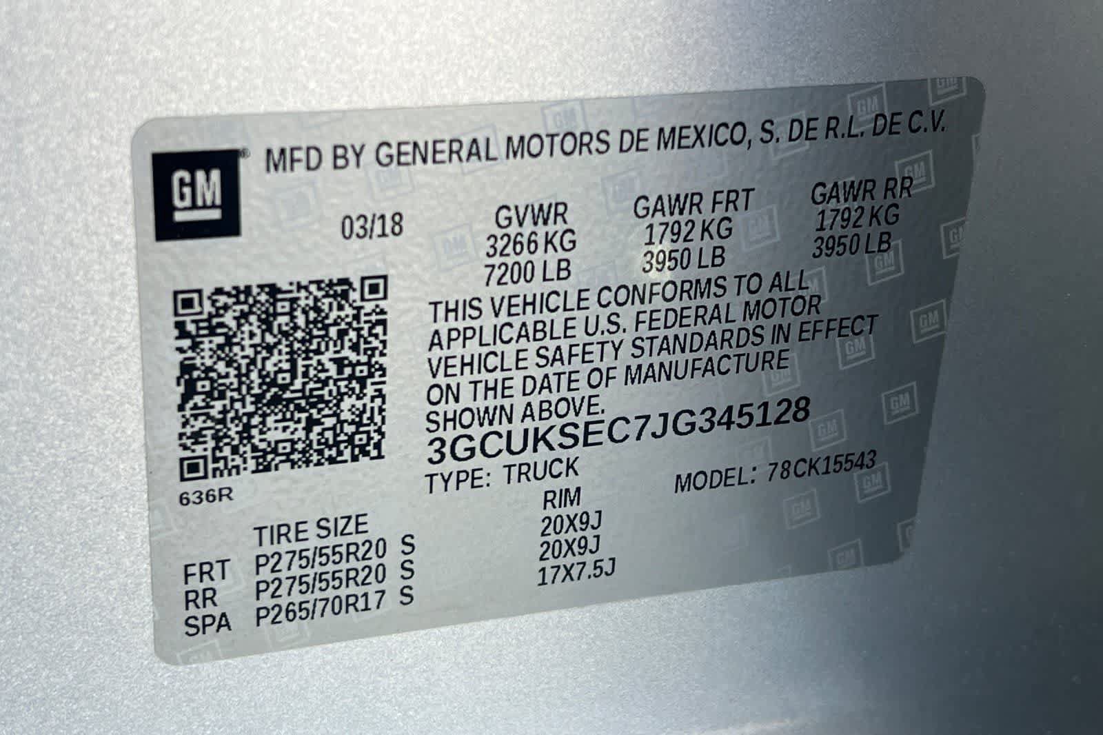 Used 2018 Chevrolet Silverado 1500 LTZ w/ Sport Package AWD/4WD image 37