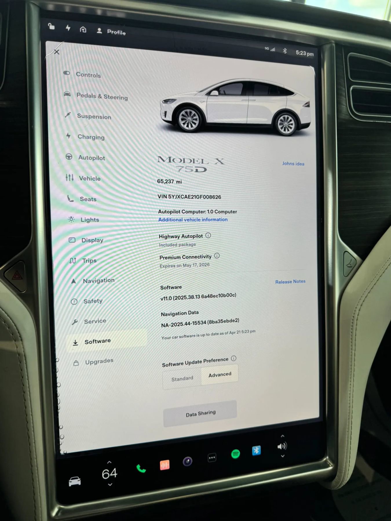 Used 2016 Tesla Model X 75D AWD/4WD image 41