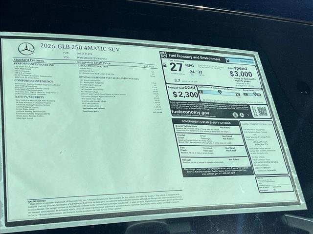 New 2026 Mercedes-Benz GLB 250 4MATIC image 17